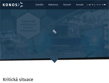 Tablet Screenshot of konos.cz