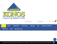 Tablet Screenshot of konos.com